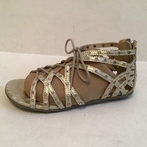 Reaction Kenneth Cole Silver Sandals for Girl Size 3